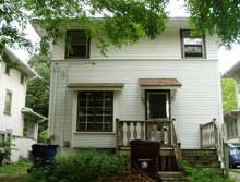 Rear of House Before